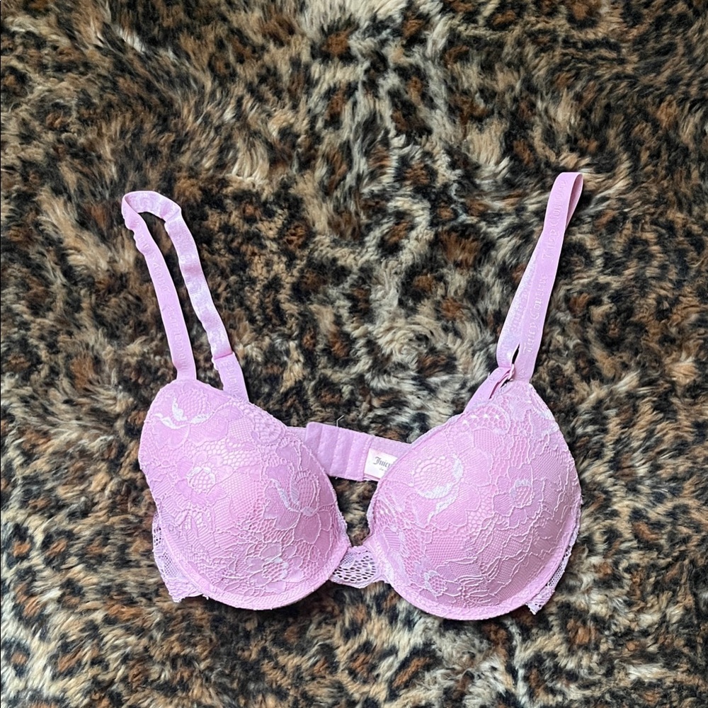 Juicy Couture Lace Underwire Bra in Soft Purple